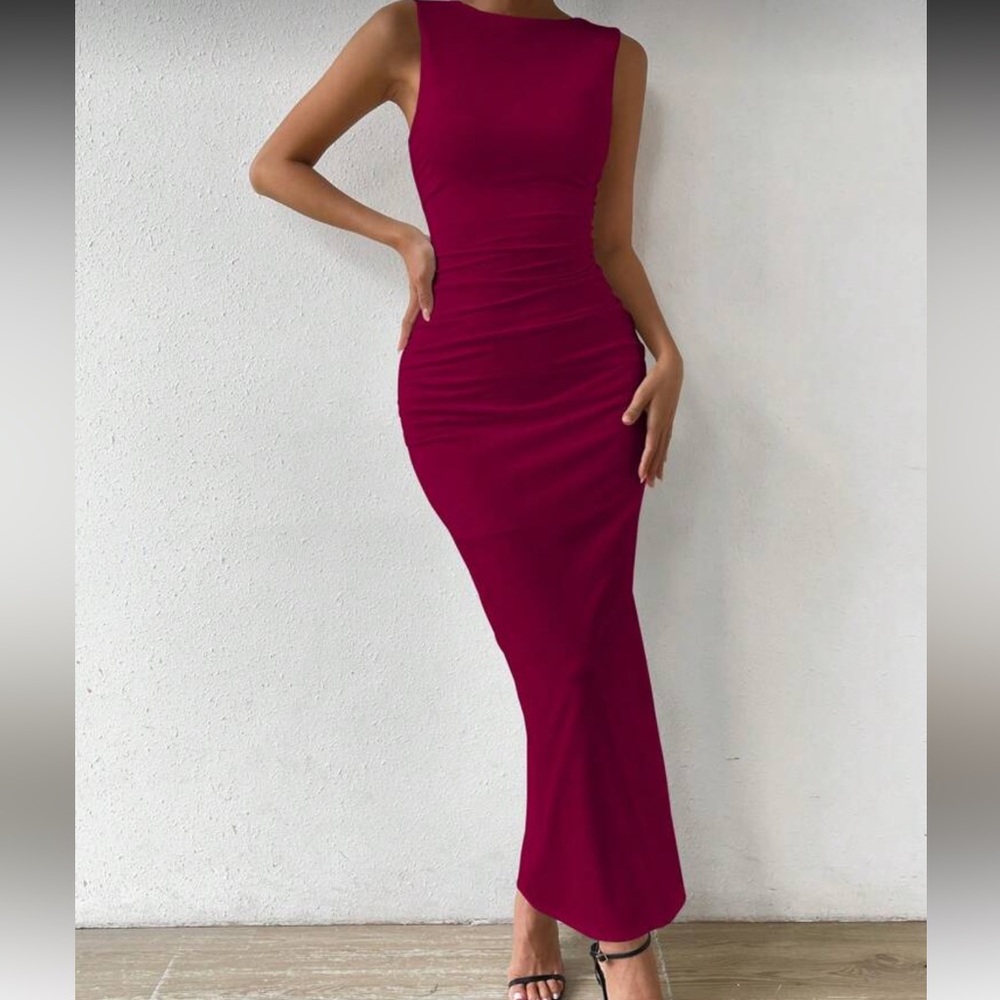 Women's High Neck Bodycon Maci Dress